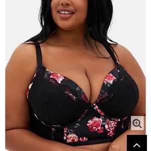 LONGLINE PLUNGE BRA 42D